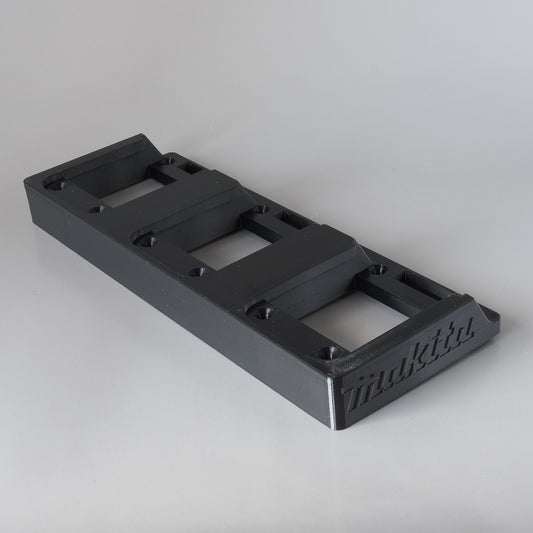 Makita 18 Volt Triple Battery Mount Holder - Locking Type
