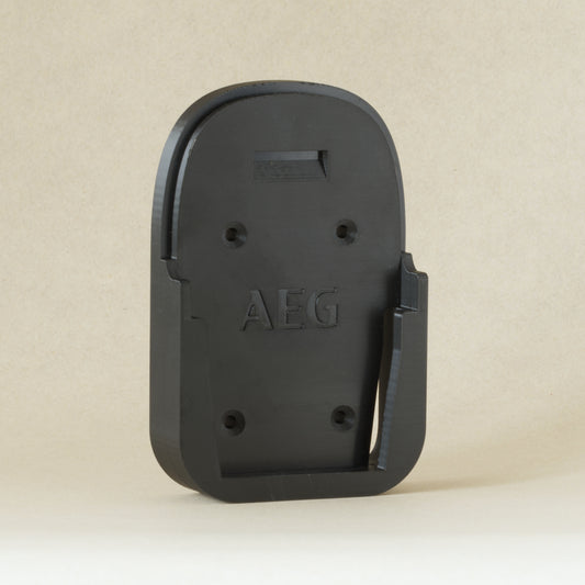 AEG 18 Volt Single Battery Mount Holder - Locking Type