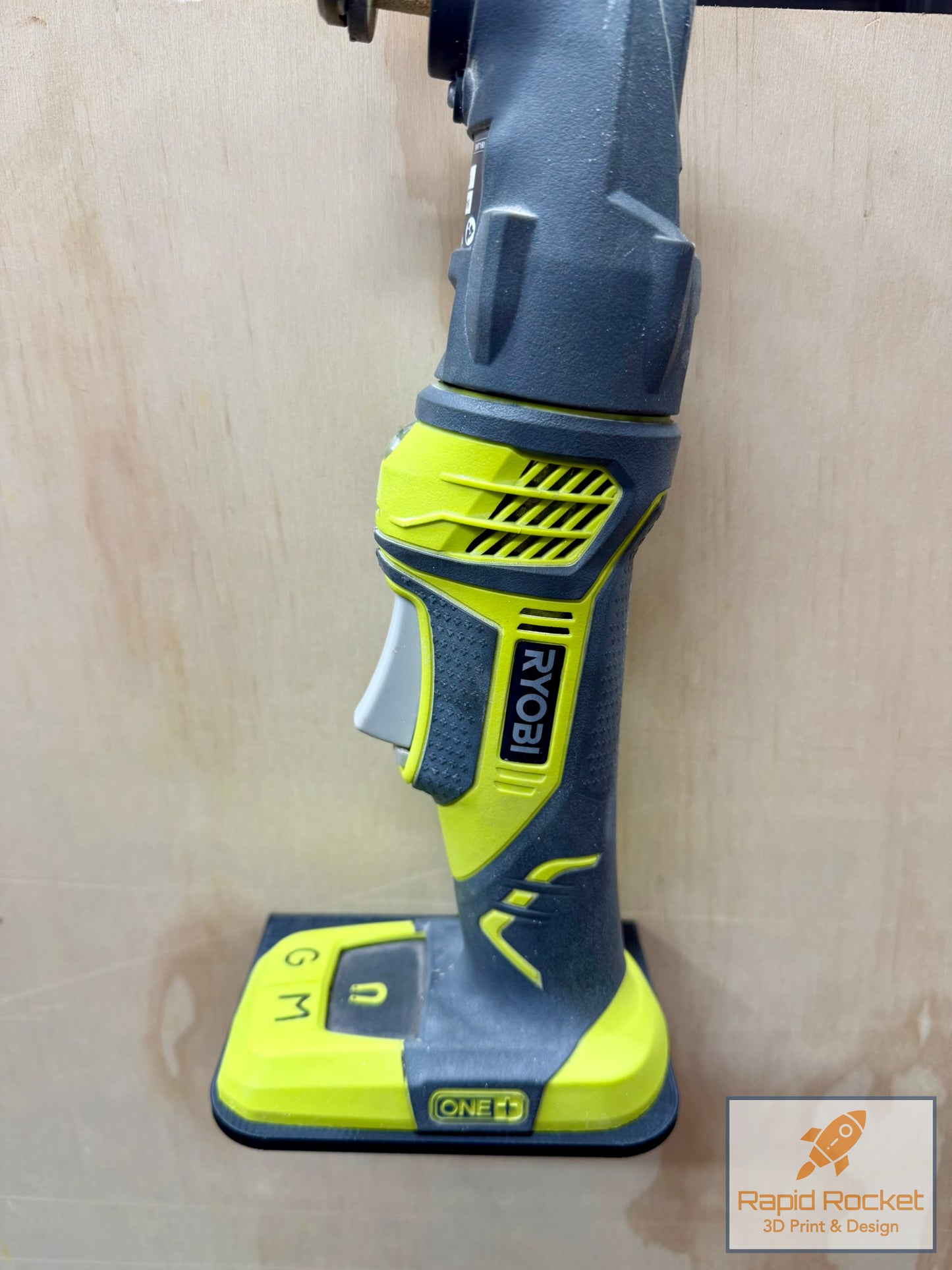 Ryobi ONE+ 18v Tool Holder Wall Mount - Left Facing