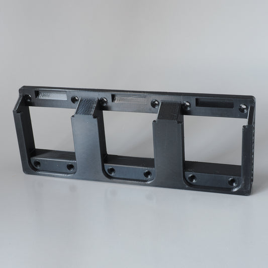 Makita 18 Volt Triple Battery Mount Holder - Locking Type