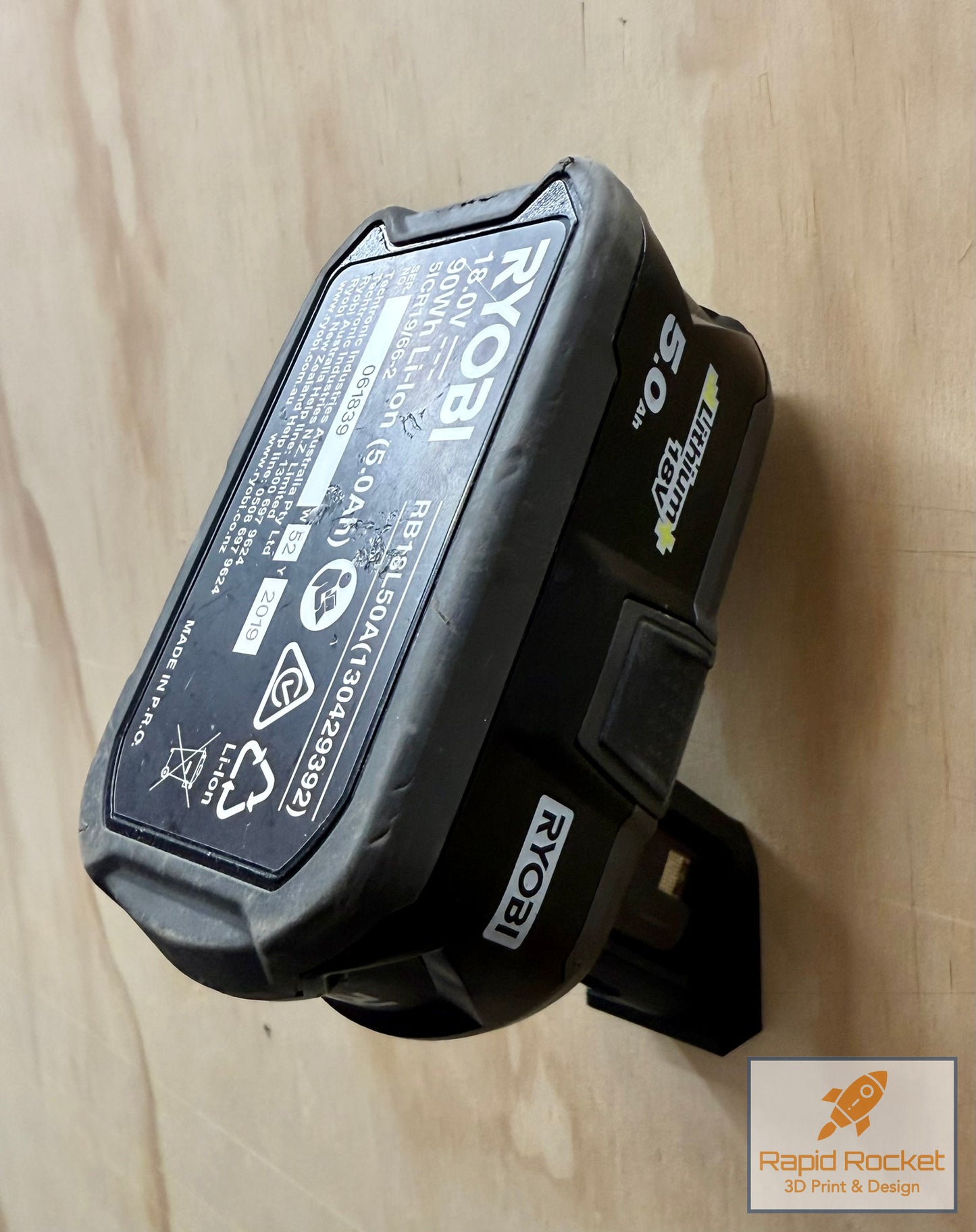 Ryobi ONE+ 18v Single Battery Holder