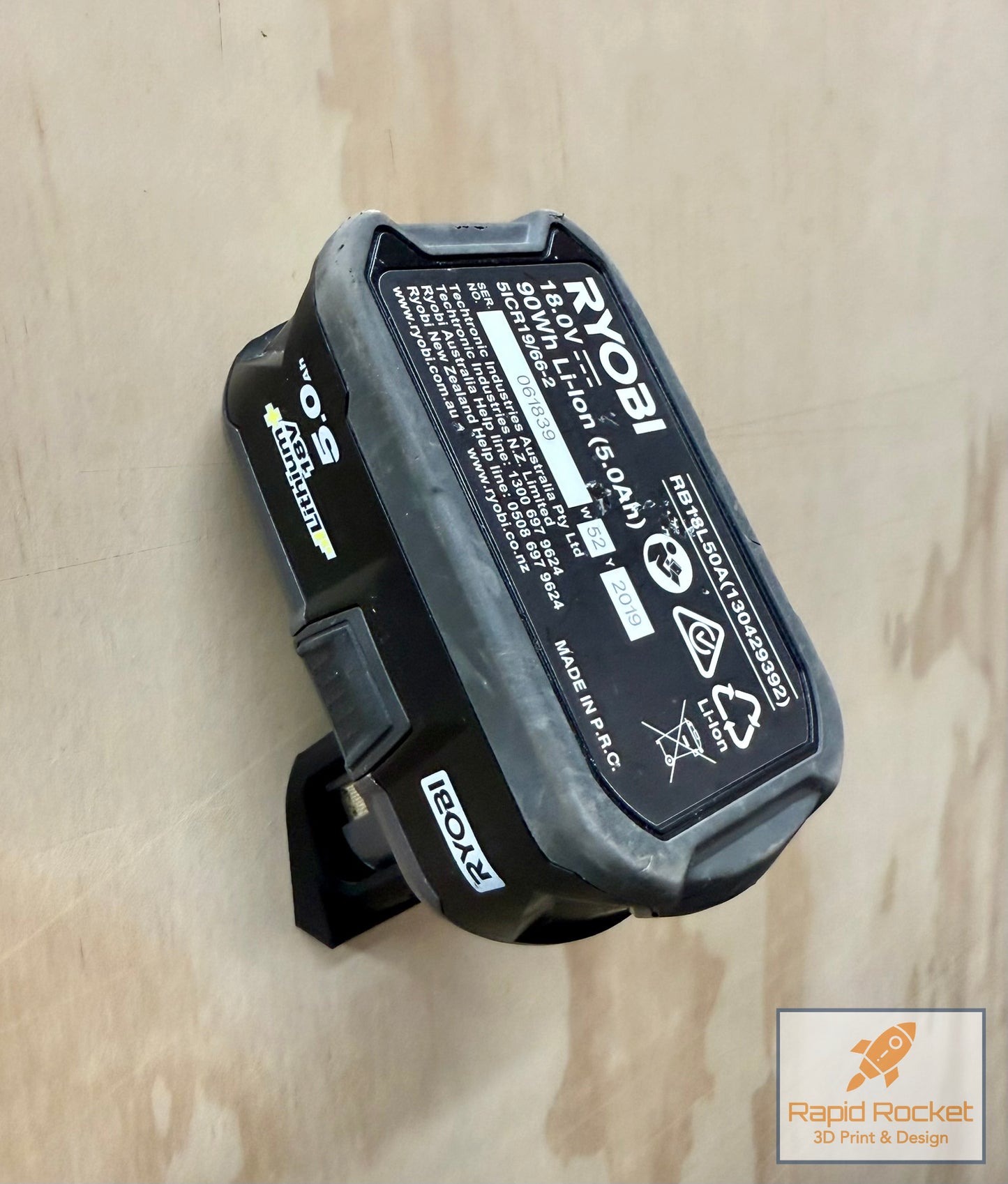 Ryobi ONE+ 18v Single Battery Holder