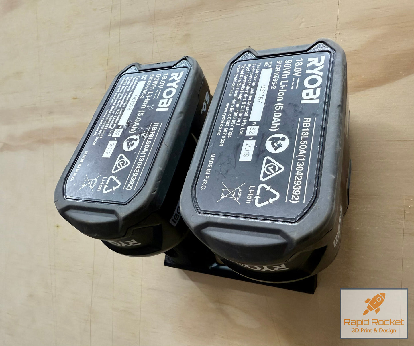 Ryobi ONE+ 18v Two Battery Holder