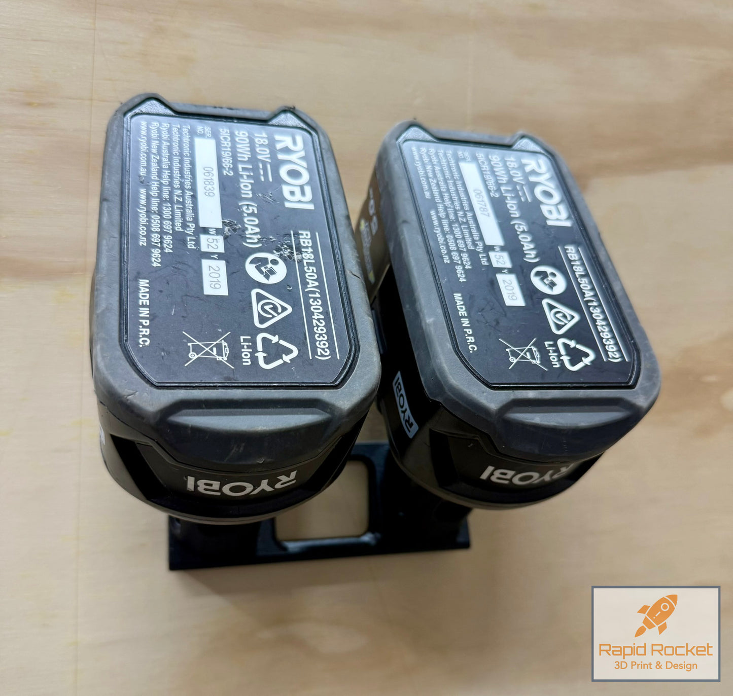 Ryobi ONE+ 18v Two Battery Holder