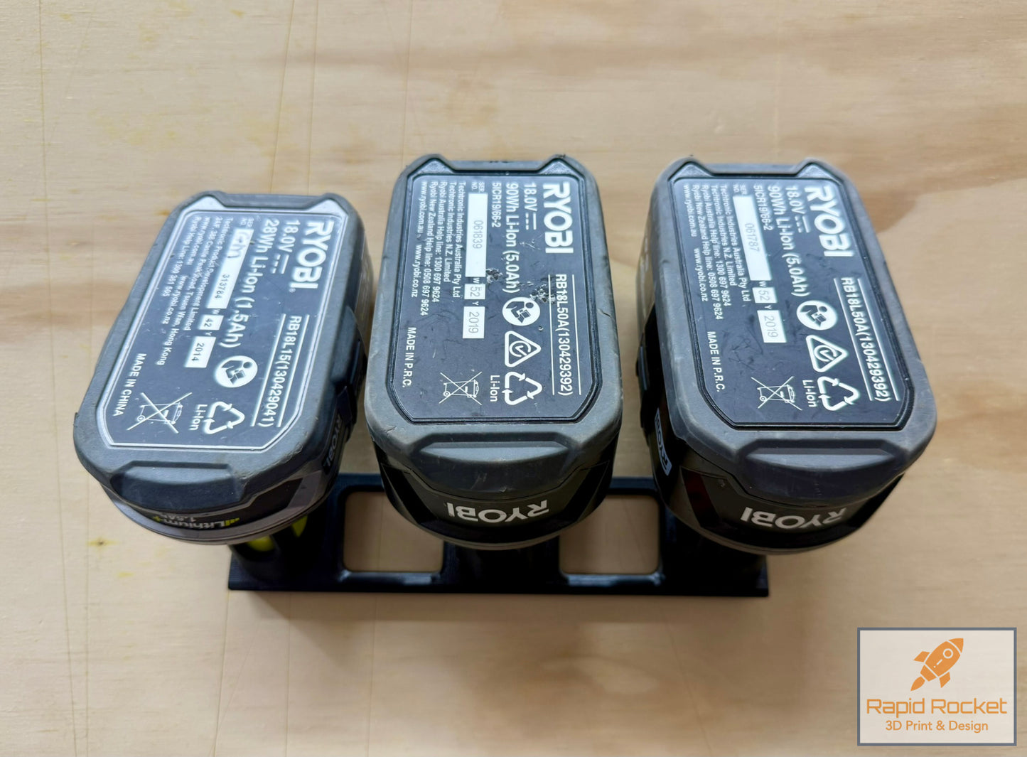 Ryobi ONE+ 18v Three Battery Holder