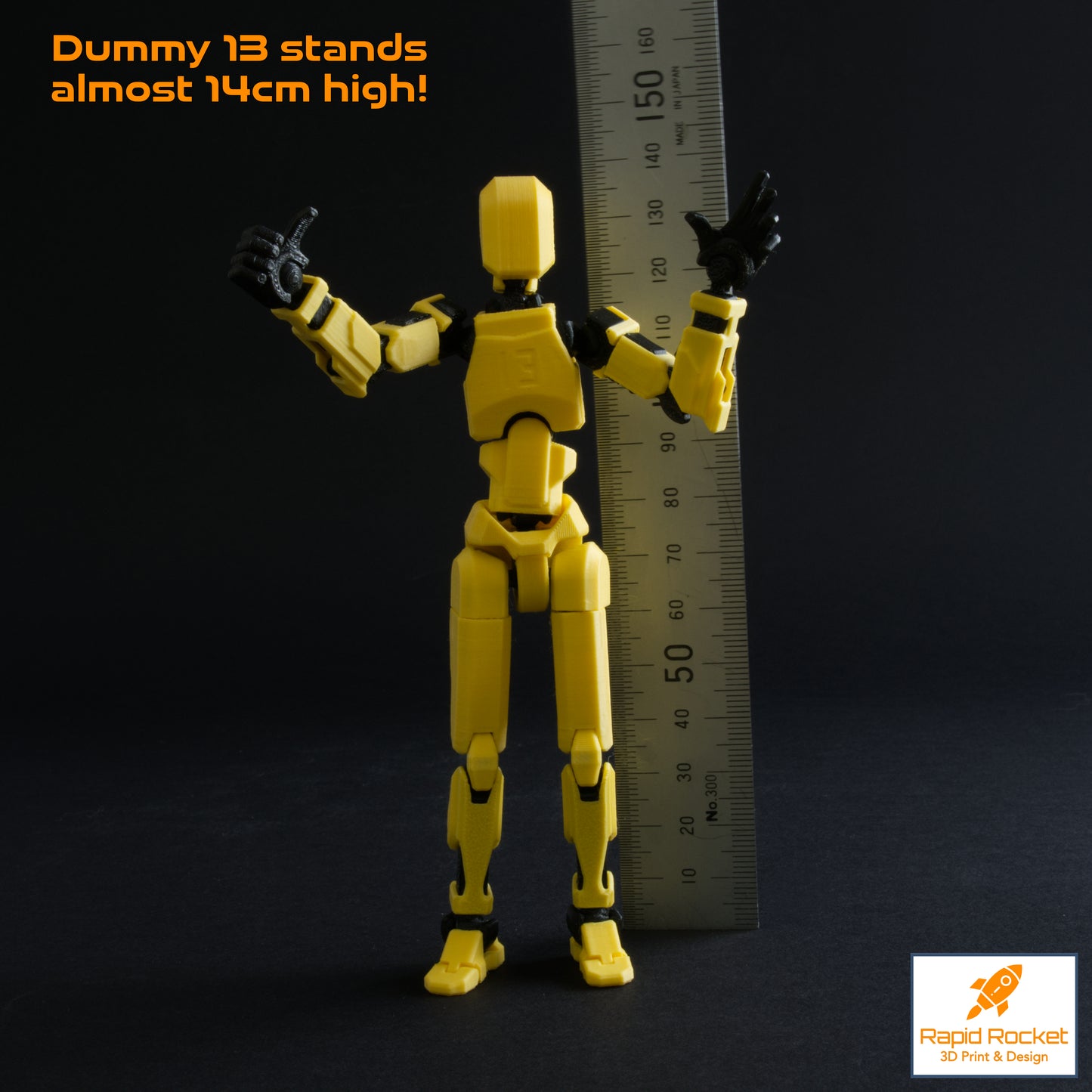 DUMMY 13 Poseable Action Figure Kit – Fully Articulated DIY Model