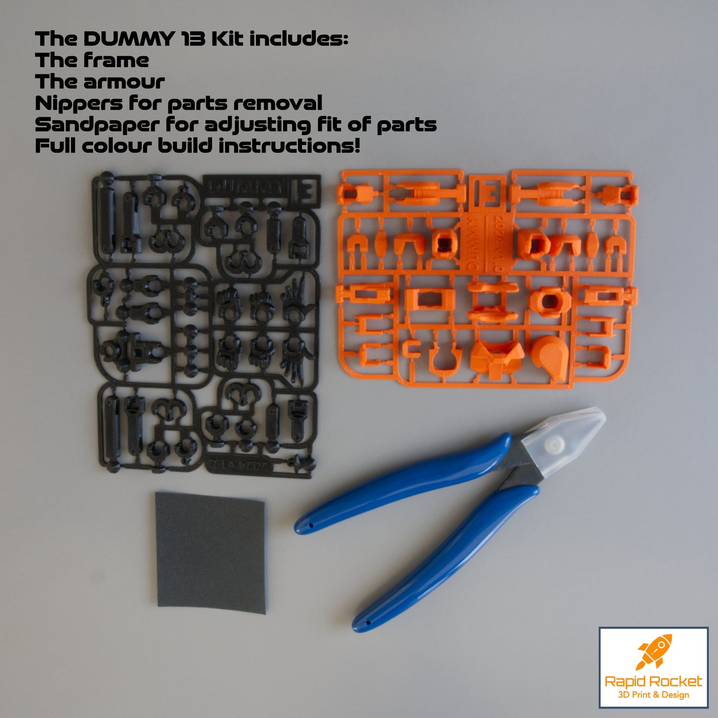 DUMMY 13 Poseable Action Figure Kit – Fully Articulated DIY Model