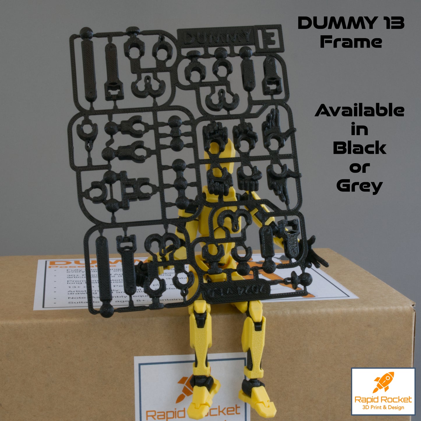 DUMMY 13 Poseable Action Figure Kit – Fully Articulated DIY Model