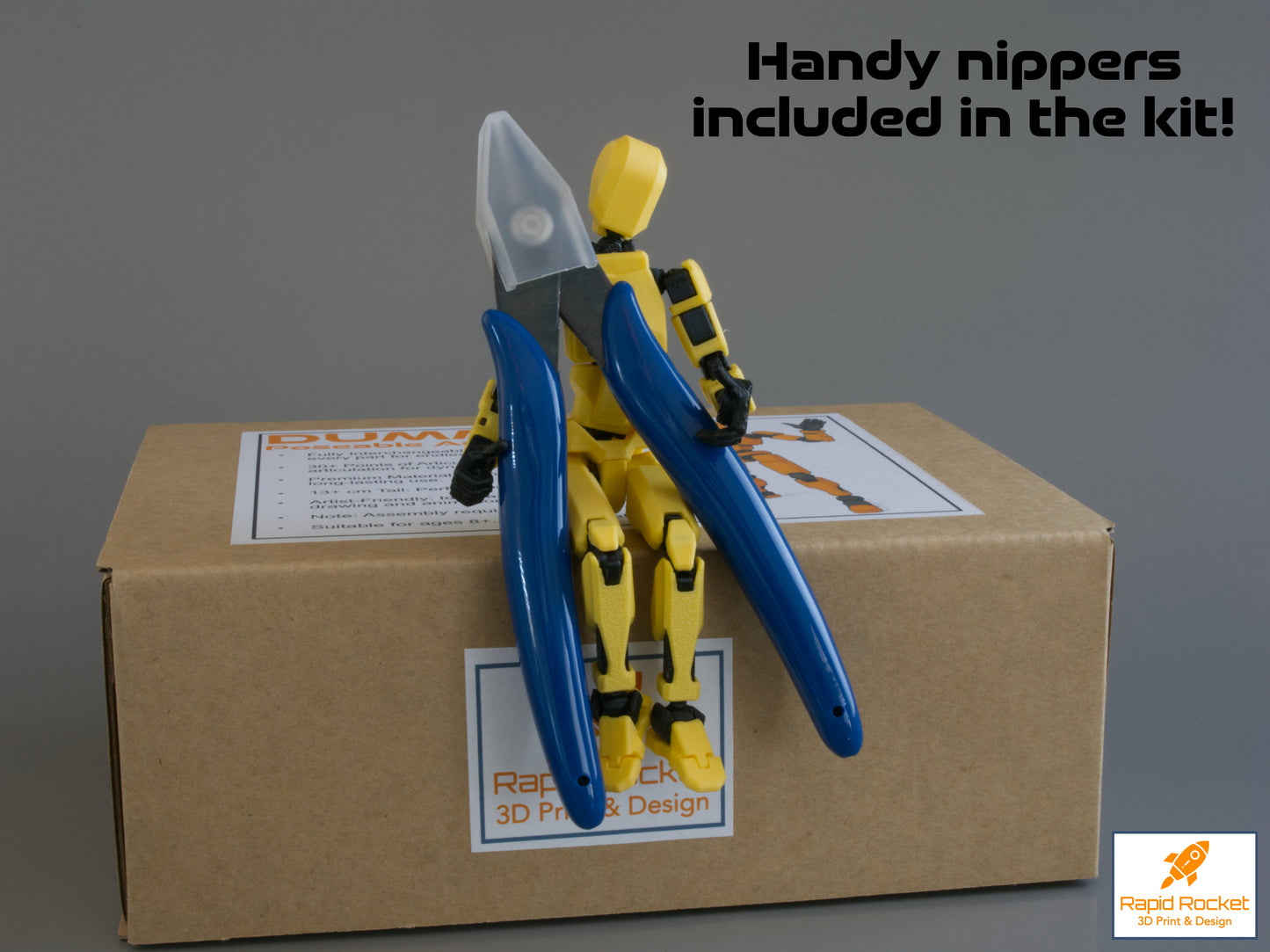 DUMMY 13 Poseable Action Figure Kit – Fully Articulated DIY Model