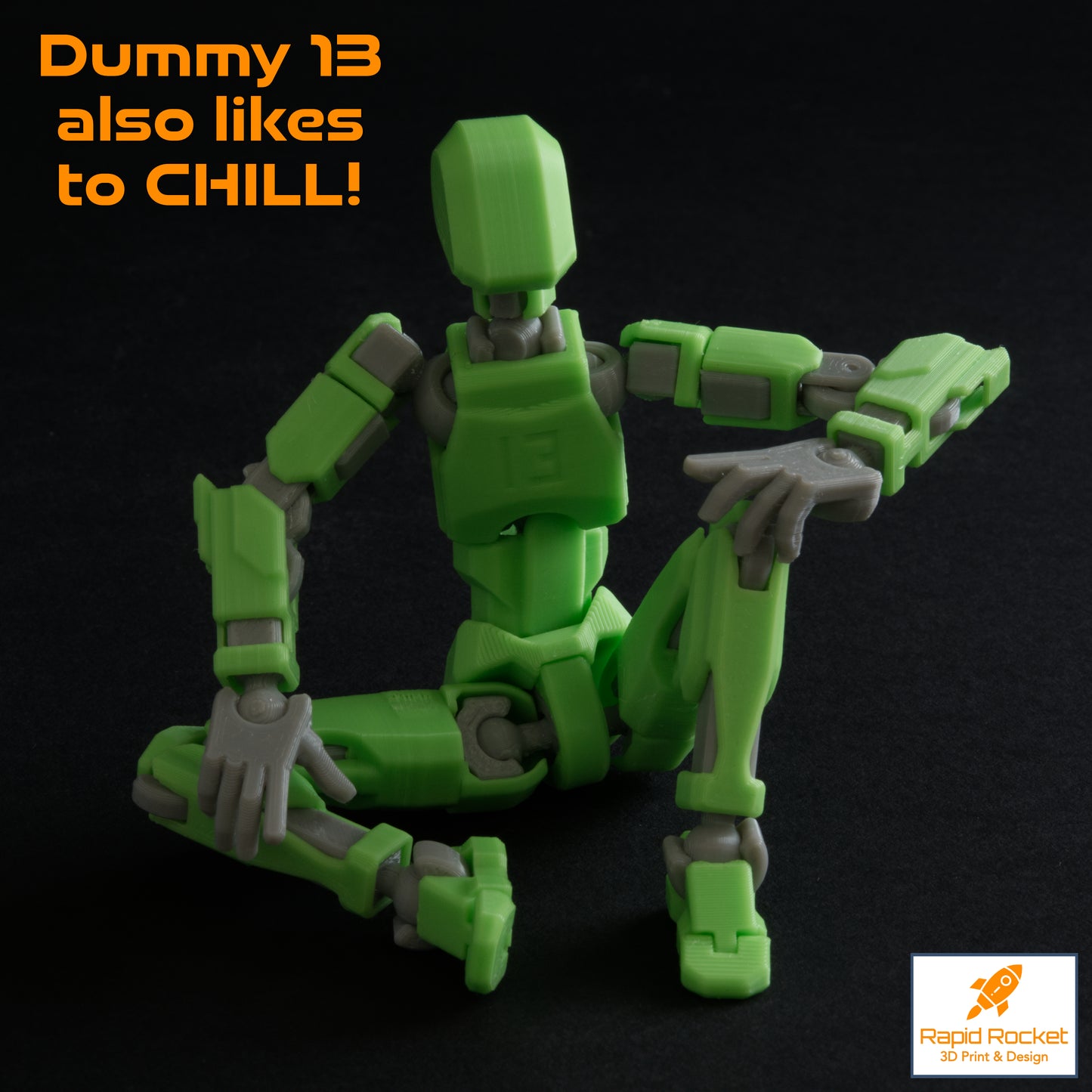 DUMMY 13 Poseable Action Figure Kit – Fully Articulated DIY Model